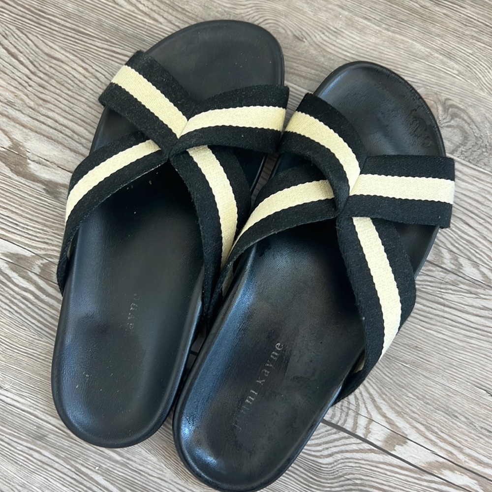 Black and White Jenni Kayne Sandals